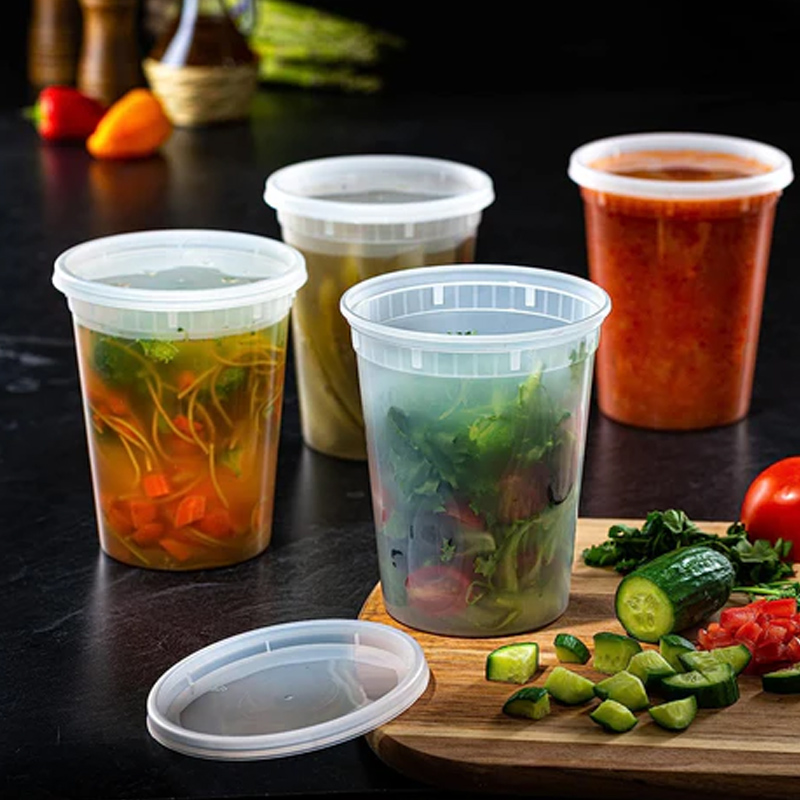 Meal Prep Recipes - Food Storage Containers with Lids Freezer