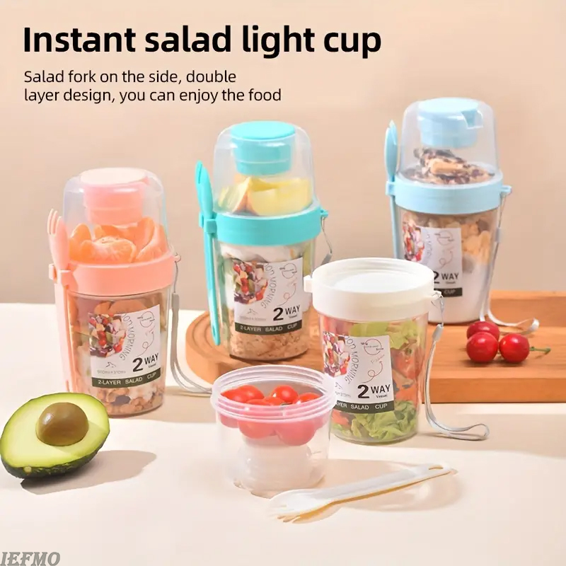 On-the-Go Salad Bowl Set with  - огляд і ціна Meal Prep Veggie