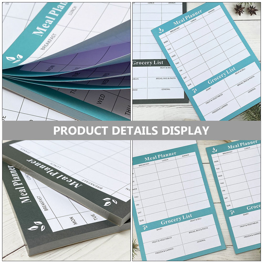 2Pcs Dietary Planning Notebook - огляд і ціна Meal Prep For Weight Loss