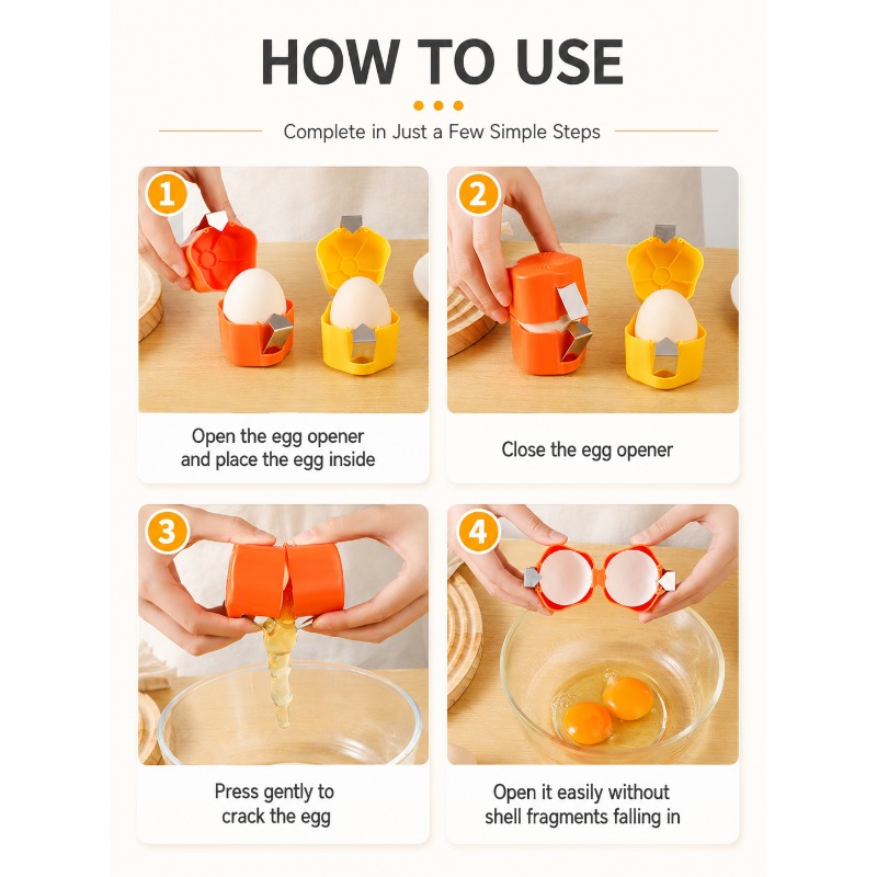 Egg Shell Cutter Cracker Opene - огляд і ціна Meal Prep Easy