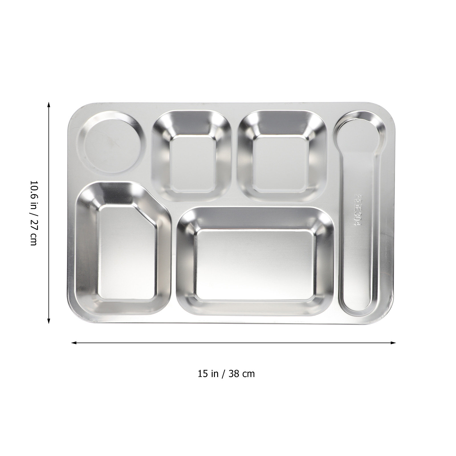 1pc Stainless Steel 6-Compartm - огляд і ціна Meal Prep Lunch Boxes