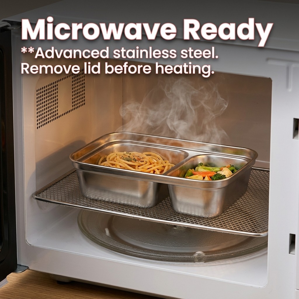 Microwave Safe 304 Stainless S - огляд і ціна Meal Prep Recipes