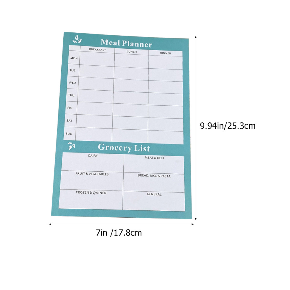 2Pcs Weekly Meal Planner Noteb - огляд і ціна Meal Prep For Weight Loss