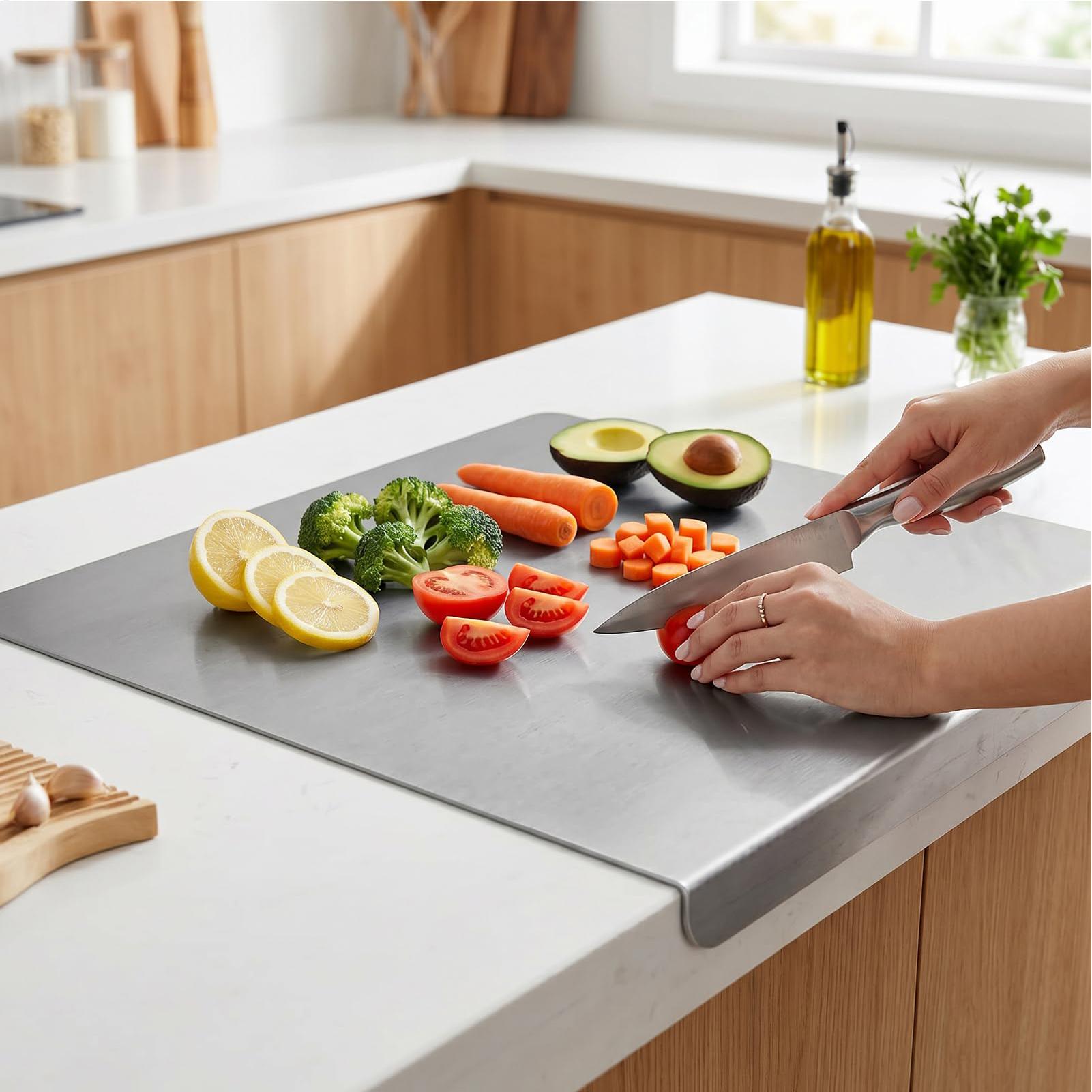 Non Slip Stainless Steel Cutti - огляд і ціна Meal Prep Easy