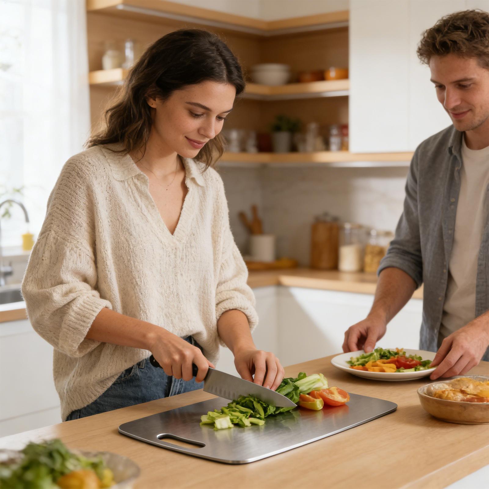 Stainless Steel Cutting Board  - огляд і ціна Meal Prep Veggie