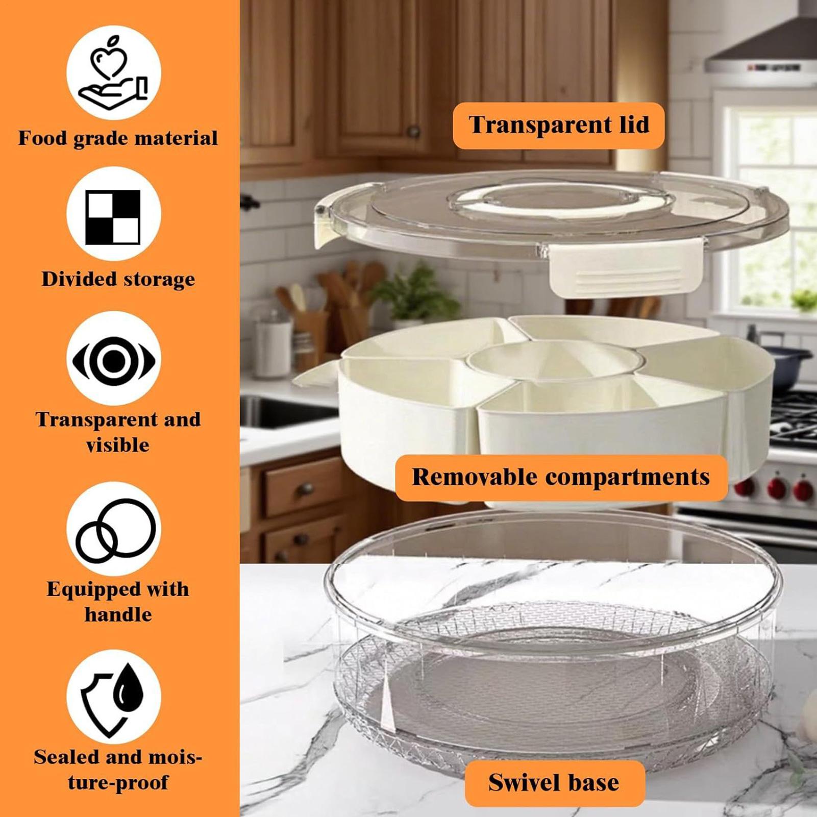 Snack Containers 6-Dividers Me - огляд і ціна Meal Prep Veggie