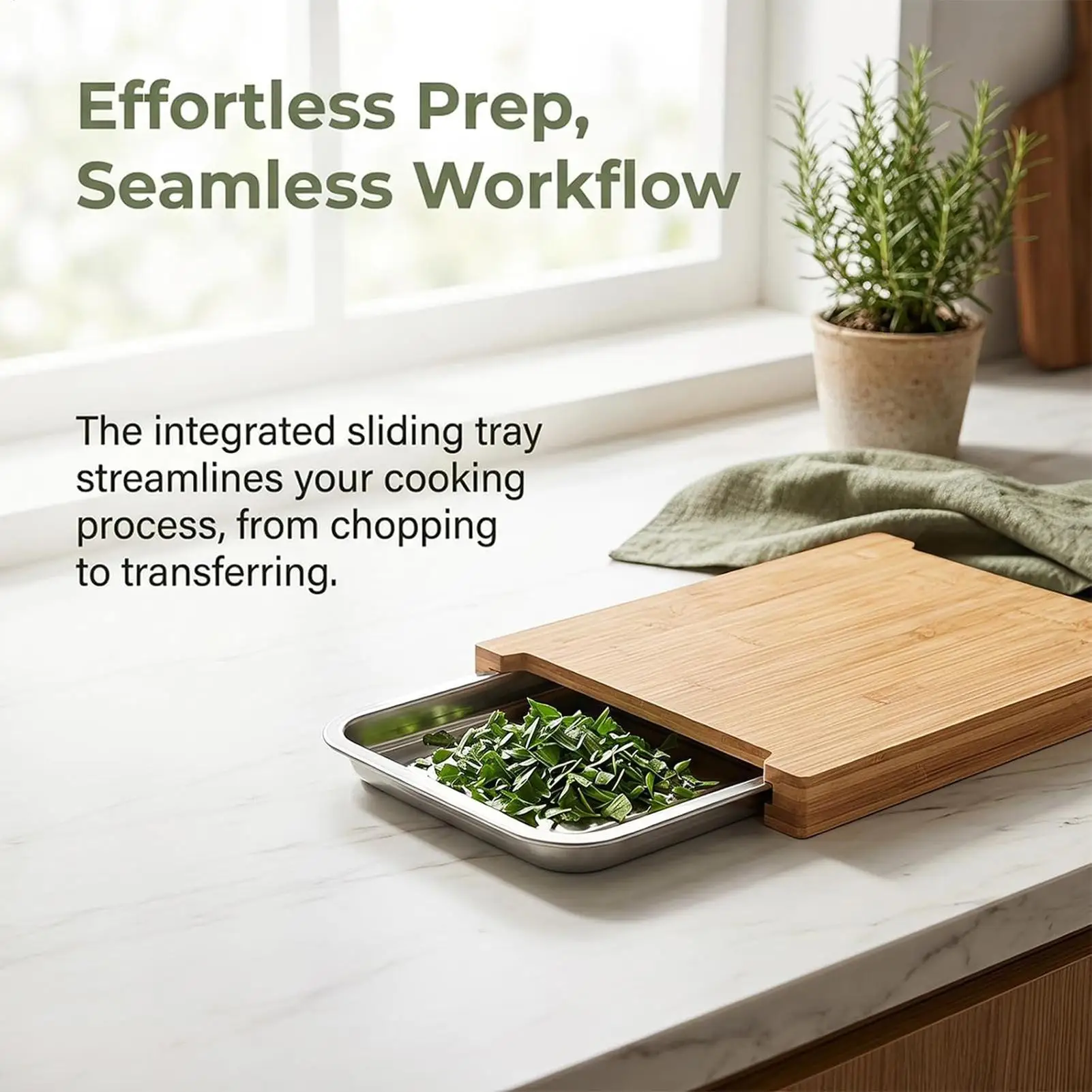 Wooden Cutting Board Non-Slip  - огляд і ціна Meal Prep Veggie
