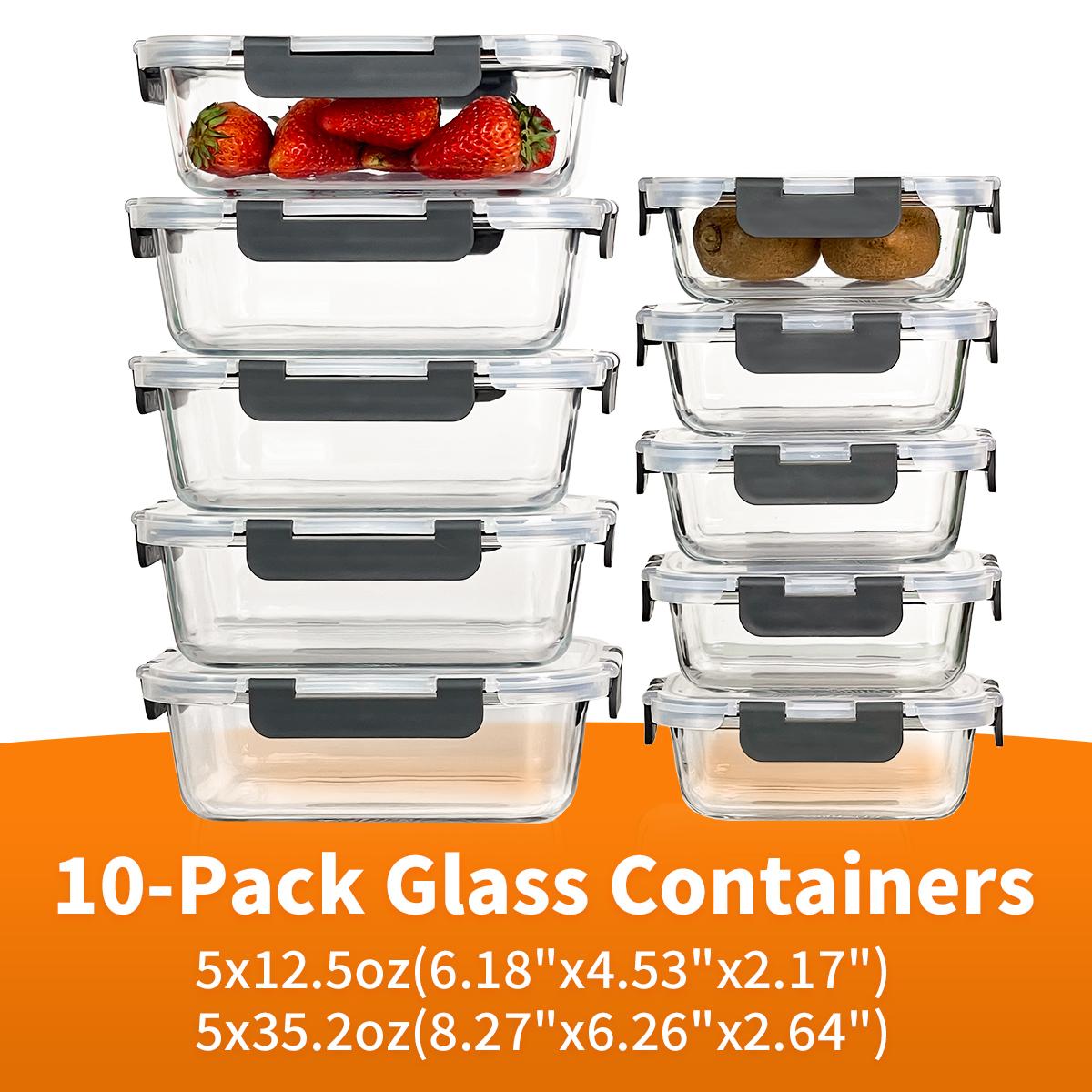 Glass Food Storage Containers  - огляд і ціна Meal Prep Easy