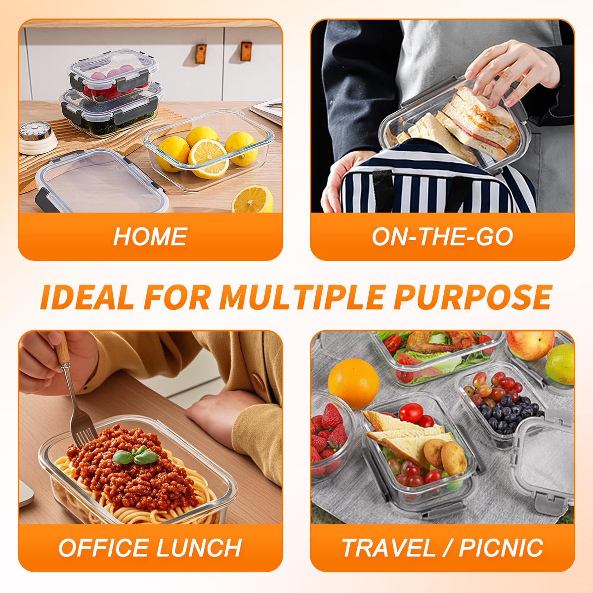 Glass Food Storage Containers  - огляд і ціна Meal Prep Easy