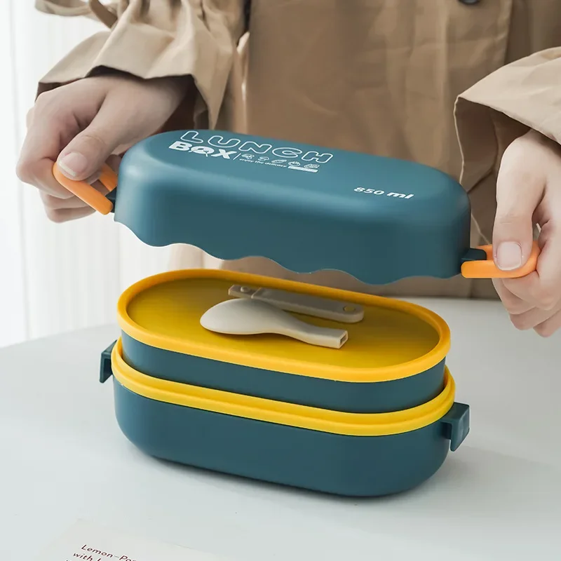 850ML Lunch Box Double-layer P - огляд і ціна Meal Prep Lunch Boxes
