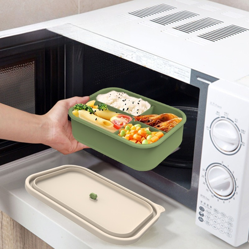 Microwave Safe Silicone Lunch  - огляд і ціна Meal Prep For Weight Loss